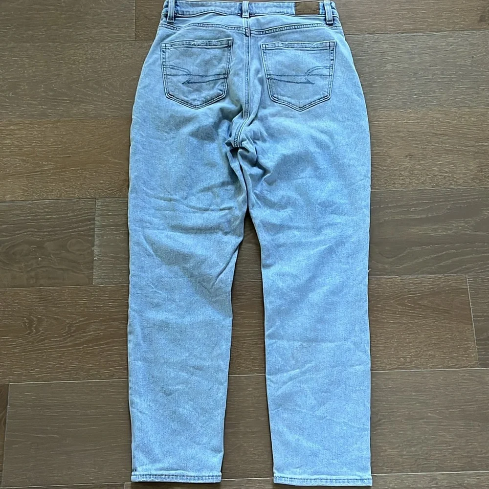 American Eagle Outfitters Blue Ankle Cropped Jeans - Picture 2 of 14